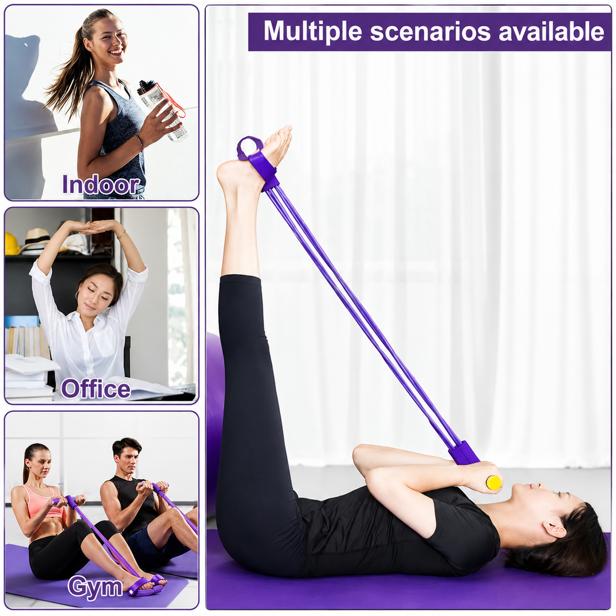 Pull Rope Resistance Exerciser
