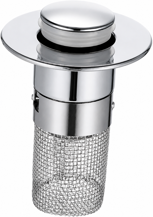 Removable Stainless Steel Drain Stopper Plug for Kitchen & Bathroom