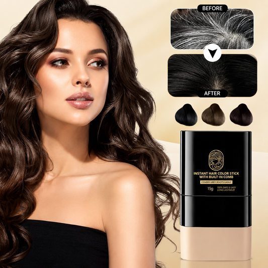2-in-1 Instant Touch-Up Hair Dye Stick with Built-in Comb