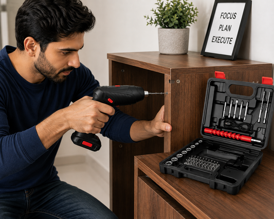 Electric Screwdriver – 47-Pc Bit Set
