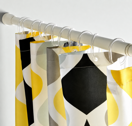 Drill-Free Multifunctional Adjustable Rod for Curtains & Clothes