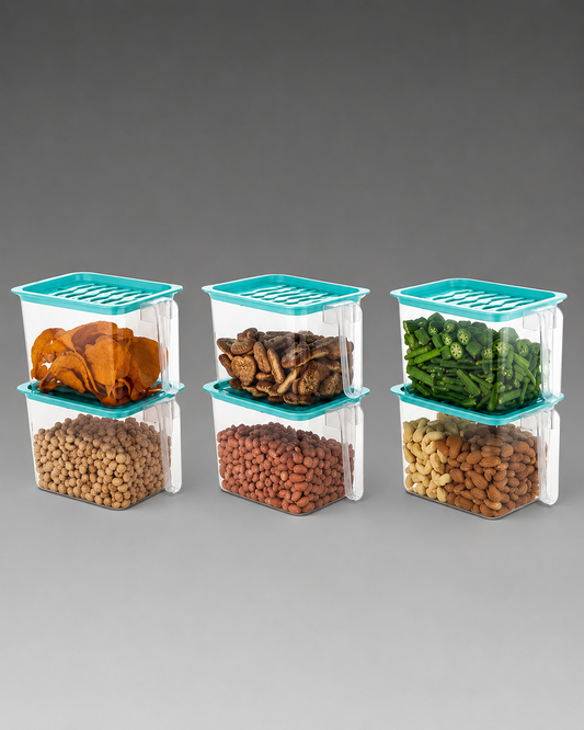Unbreakable Kitchen Storage Basket (Pack of 6)