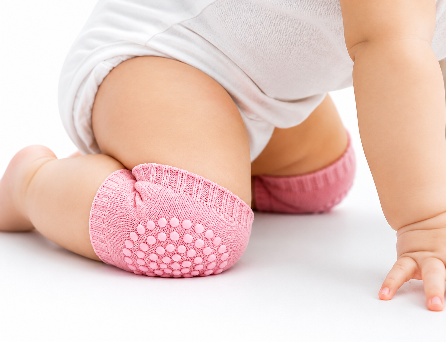 2 Pair Baby Knee Pad For Safety Crawling (Multicolor)