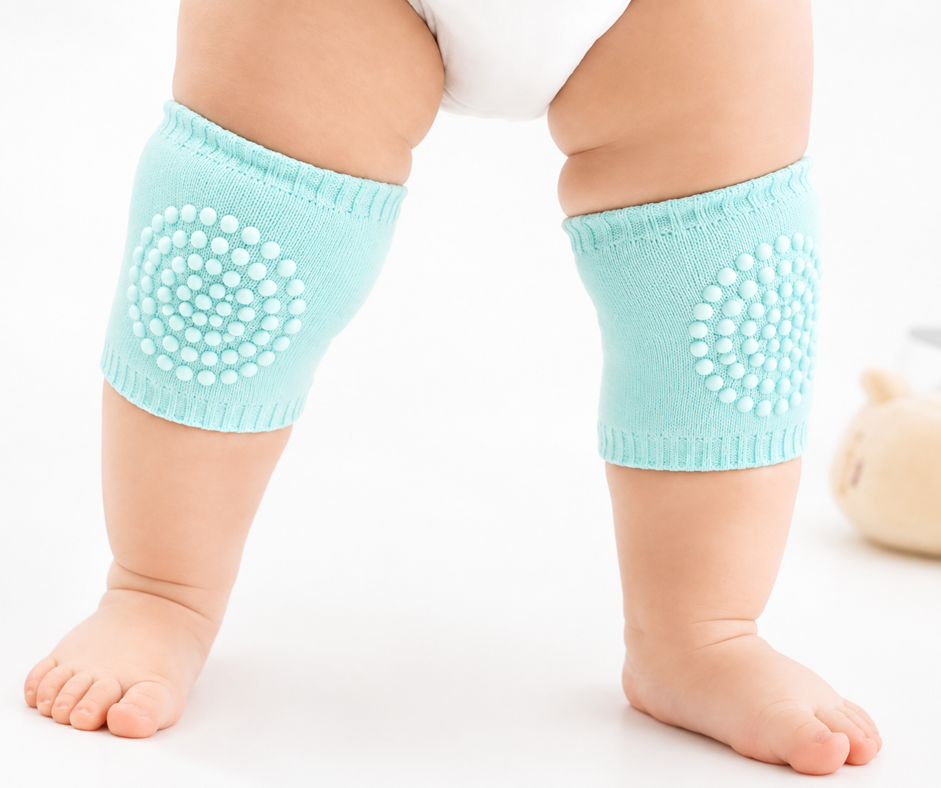 2 Pair Baby Knee Pad For Safety Crawling (Multicolor)