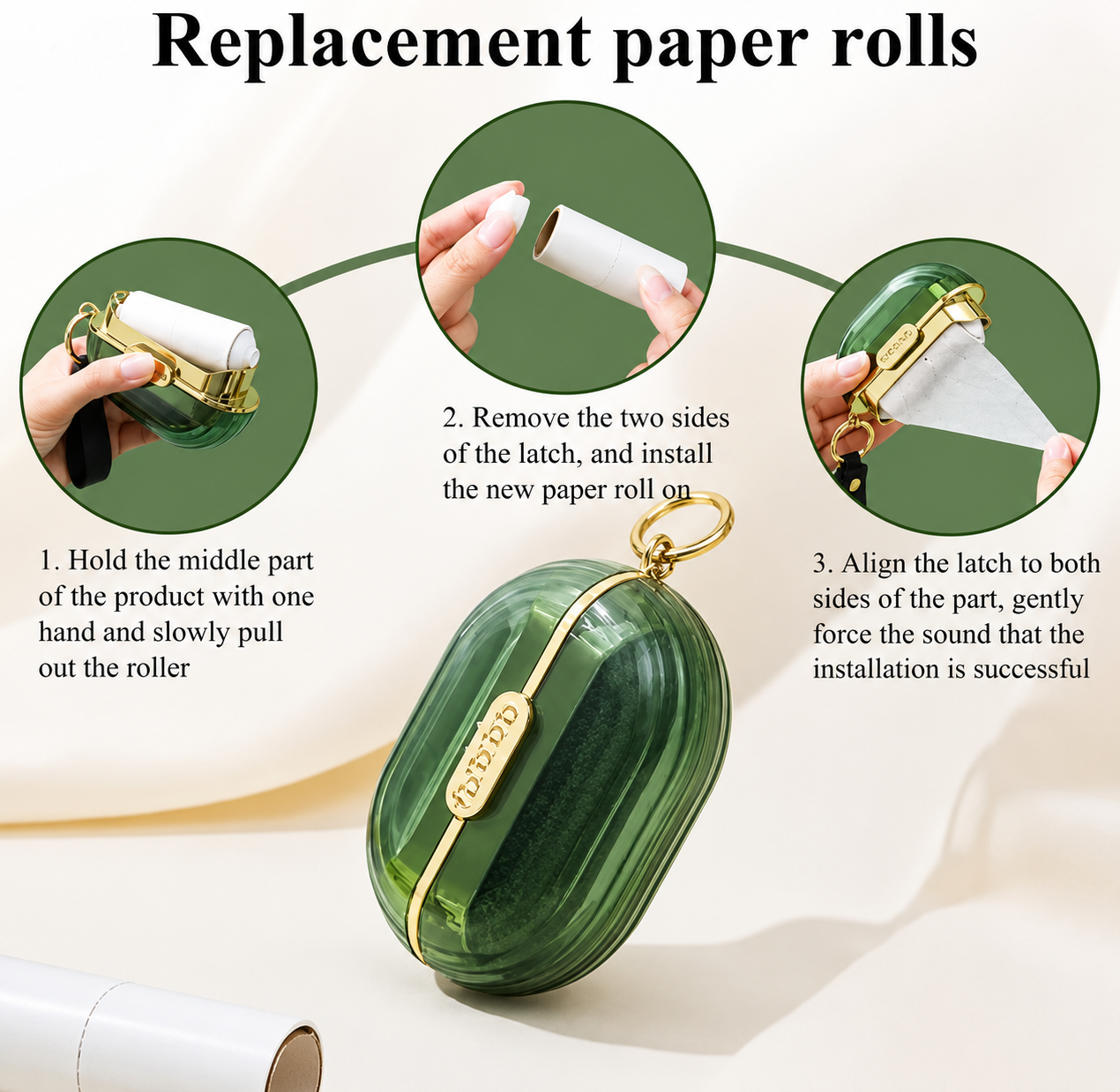 Double-Sided Travel Portable Lint Shaver Roller