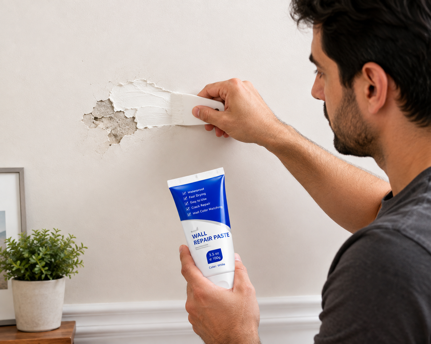 Waterproof Repair Paste for Walls & Tiles (Pack of 2)