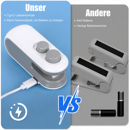Portable 2-in-1 USB Rechargeable Mini Heat Sealer