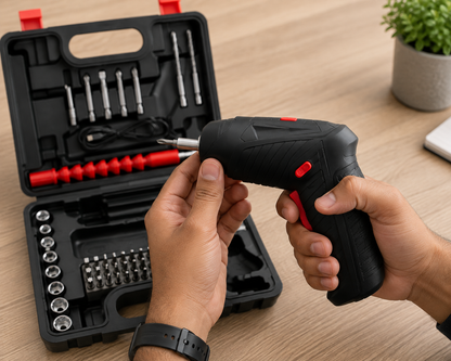 Electric Screwdriver – 47-Pc Bit Set