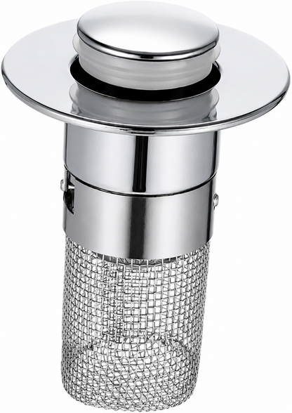 Removable Stainless Steel Drain Stopper Plug for Kitchen & Bathroom