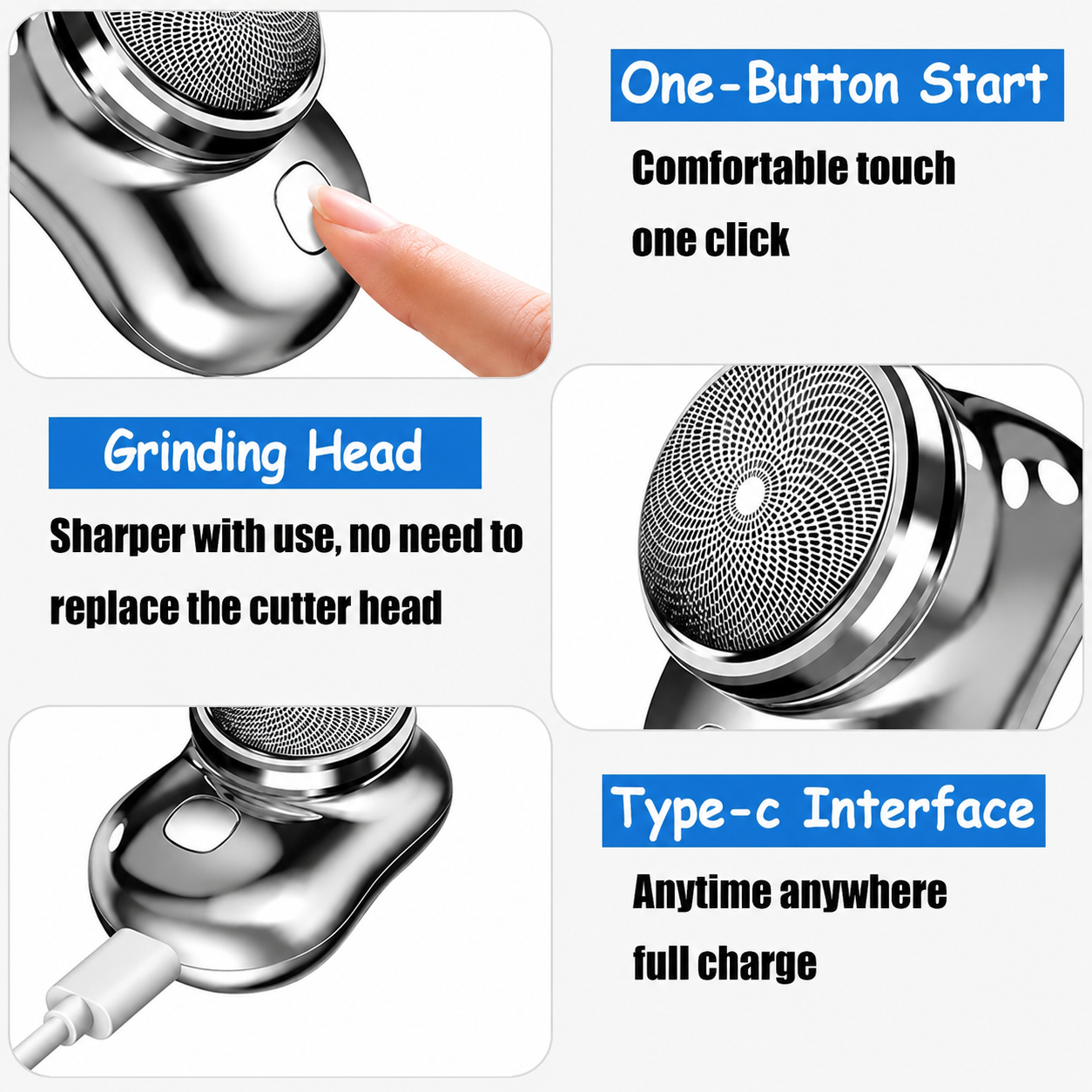 Mini Portable Electric Shaver