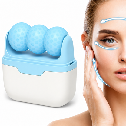 2 in 1 Upgraded Ice Roller for Face & Body Massager