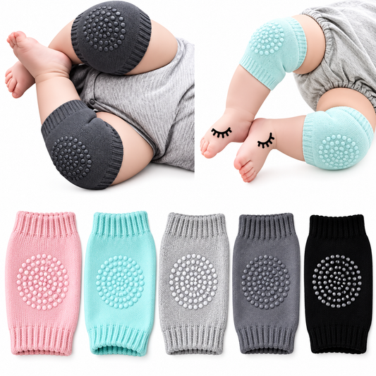 2 Pair Baby Knee Pad For Safety Crawling (Multicolor)