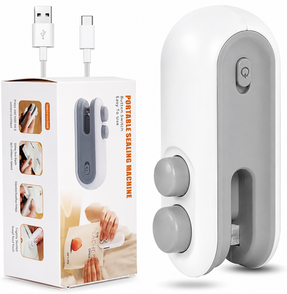Portable 2-in-1 USB Rechargeable Mini Heat Sealer