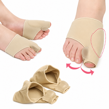 2 Pairs Gel Cushion Pads: Foot Care Tool for Night & Home Use