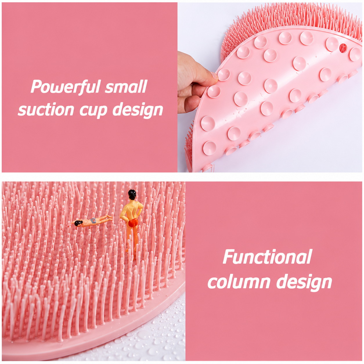 Silicone Multi Use Scrubber For Bath & Foot