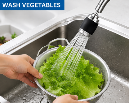360° Swivel Faucet Tap Extender With Filter